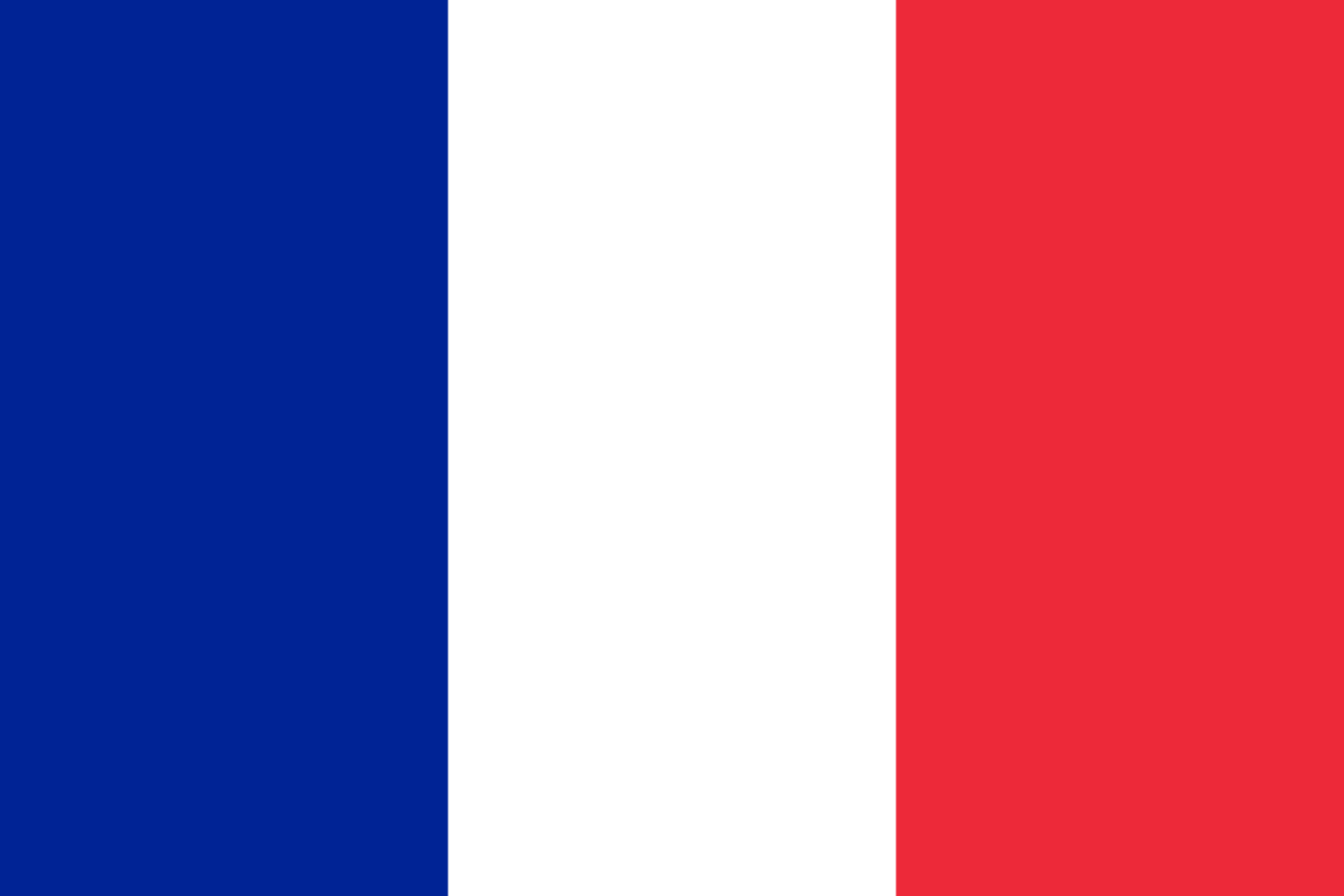 drapeau de la france