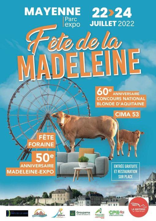 affiche de l'évenement Fêtes de la Madelaine